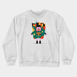 Best Burger In Town Mascot Crewneck Sweatshirt